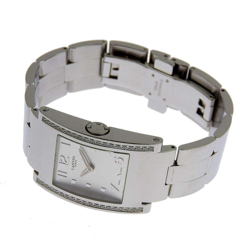 Other Other LANVIN Women's Quartz Watch Diamond Bezel FL1421S Metal Quartz FL1421S DUTY FREE for USA Size ONE SIZE - 2 Thumbnail