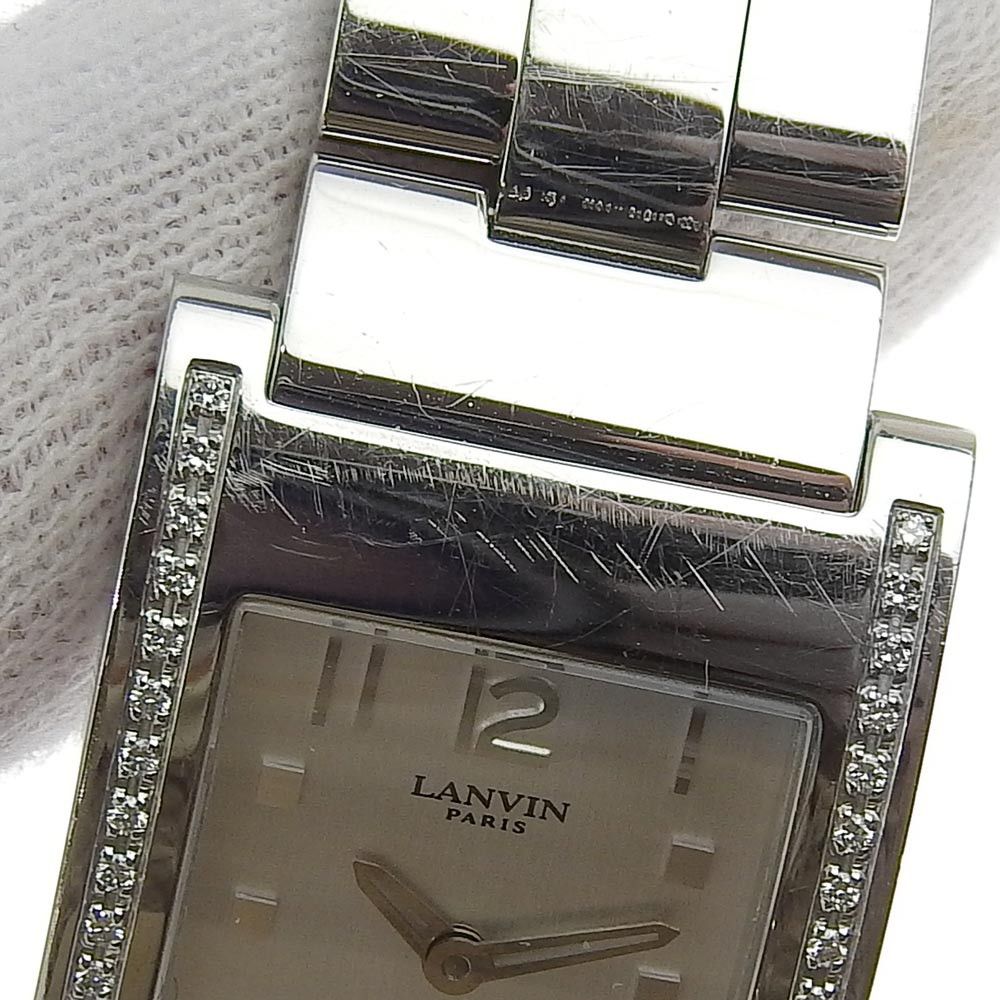 Other Other LANVIN Women's Quartz Watch Diamond Bezel FL1421S Metal Quartz FL1421S DUTY FREE for USA Size ONE SIZE - 6 Thumbnail