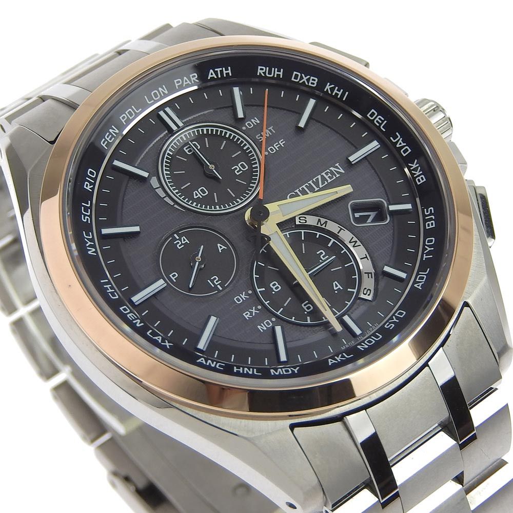 Other Other Citizen Attesa Eco-Drive Chronograph H804 T025609 Metal Quartz H804 T025609 DUTY FREE for USA Size ONE SIZE - 3 Thumbnail