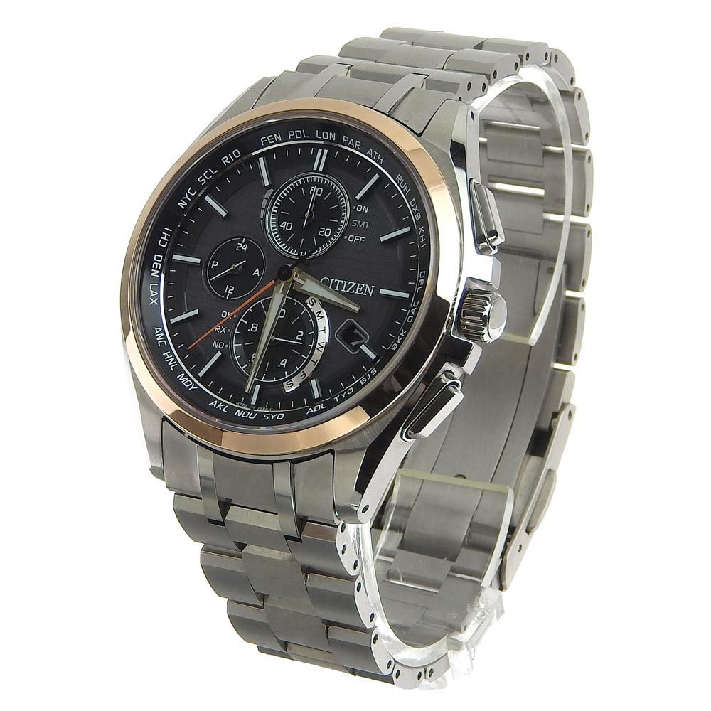 Other Other Citizen Attesa Eco-Drive Chronograph H804 T025609 Metal Quartz H804 T025609 DUTY FREE for USA Size ONE SIZE - 2 Thumbnail