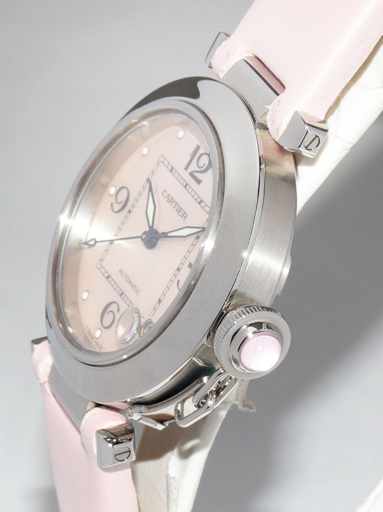 Cartier Cartier Cartier Pink Mother of Pearl Pasha C Watch W3106499 Limited Metal Automatic W3106499 Size ONE SIZE - 4 Thumbnail