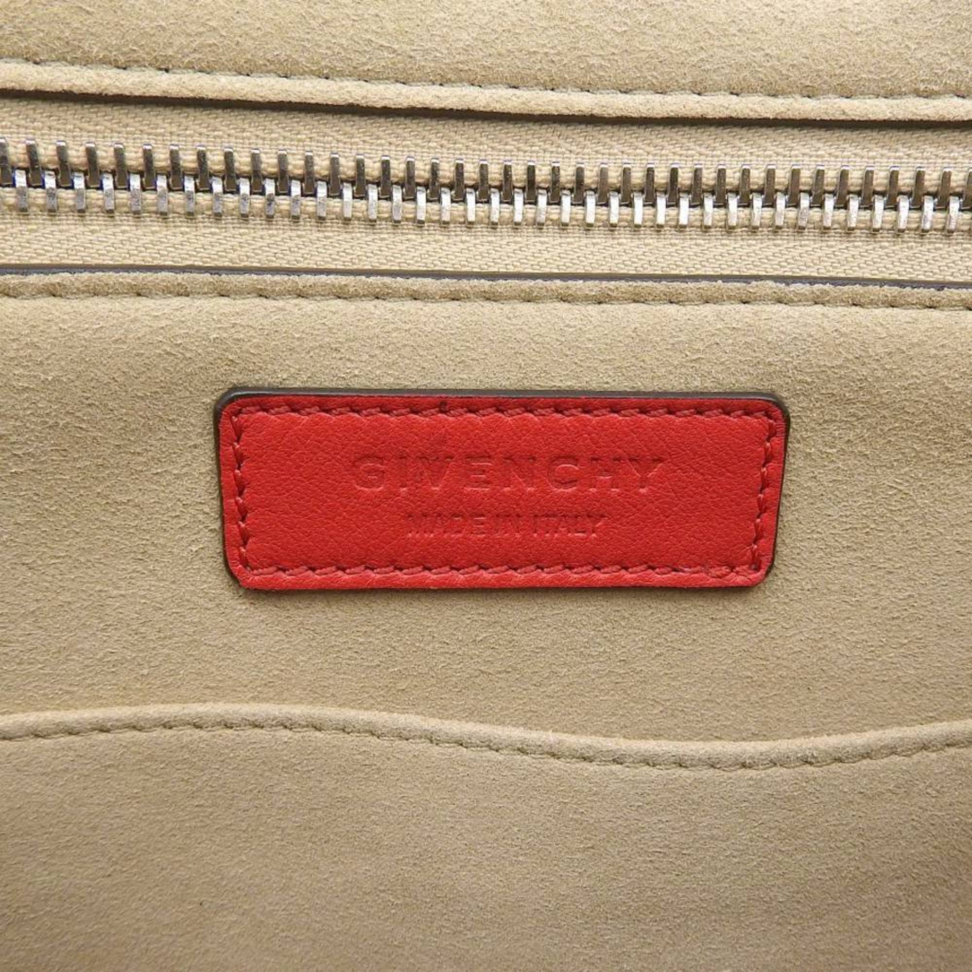 Givenchy Givenchy Shark Medium Bag Handbag Shoulder Red Size ONE SIZE - 10 Thumbnail