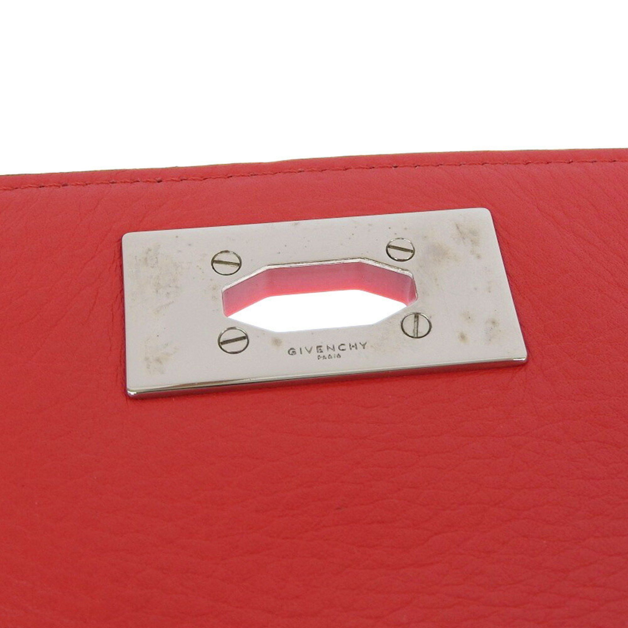 Givenchy Givenchy Shark Medium Bag Handbag Shoulder Red Size ONE SIZE - 7 Thumbnail