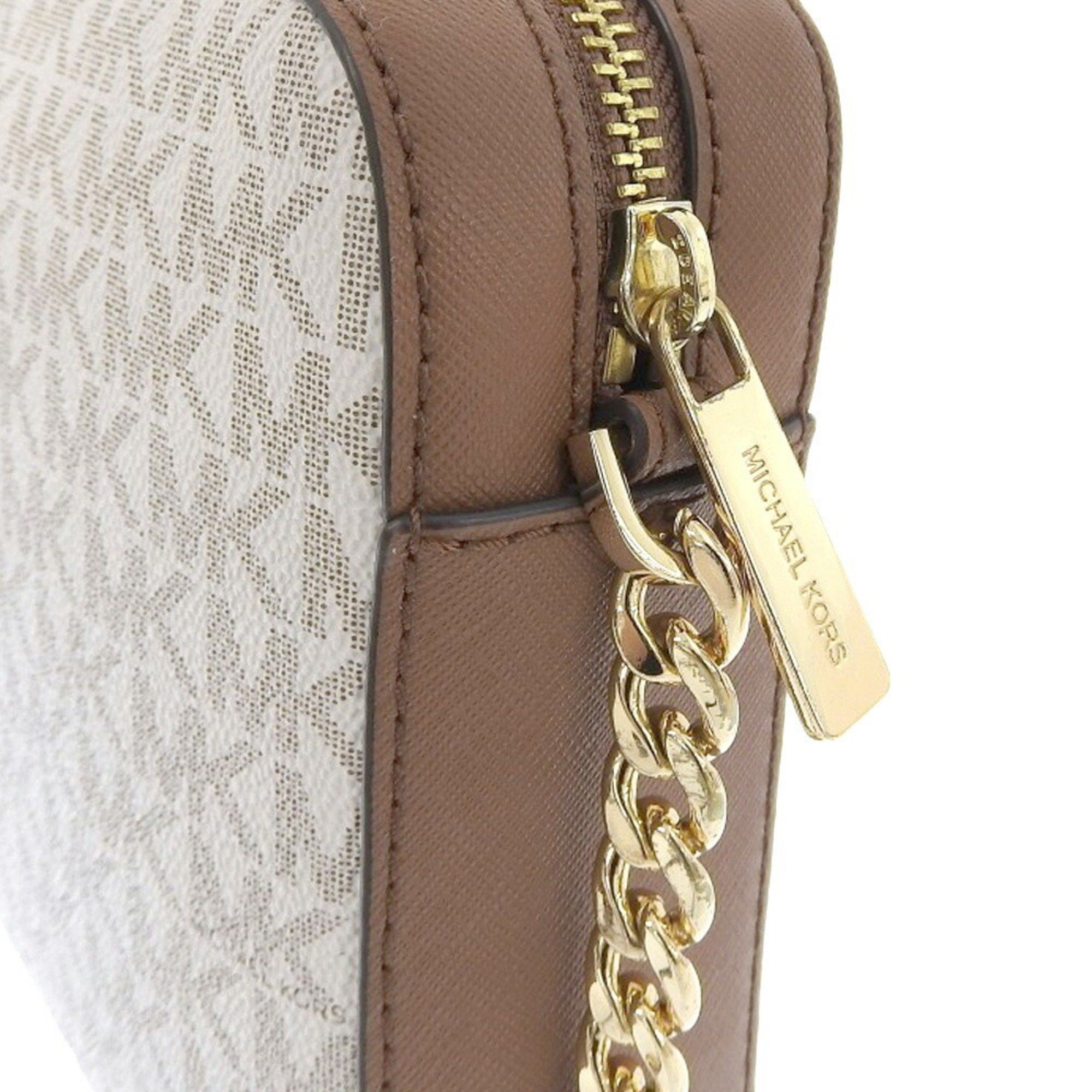 Michael Kors MICHAEL KORS Shoulder bag White x Brown Size ONE SIZE - 5 Thumbnail