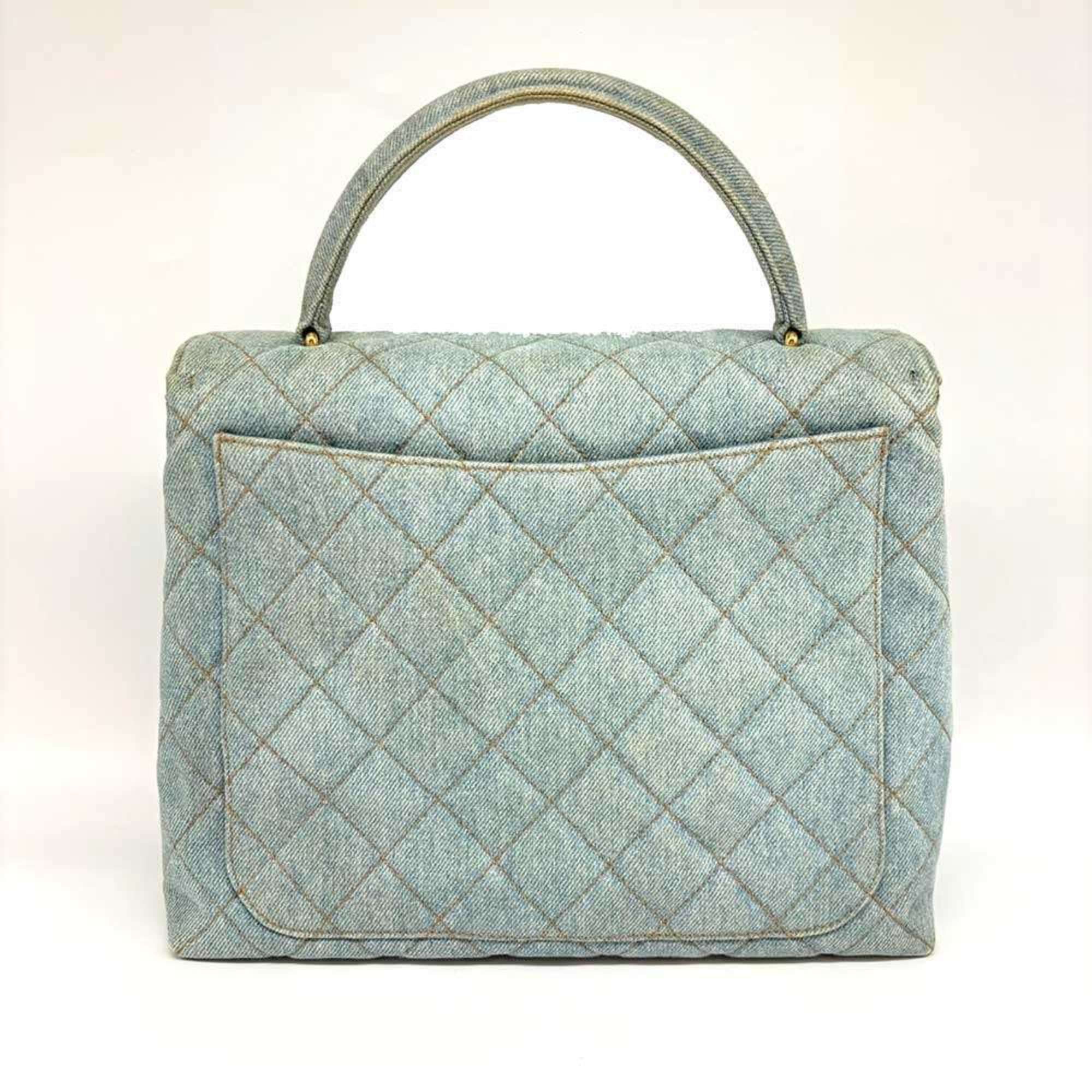 Chanel Chanel handbag denim stitching coco mark indigo blue CHANEL Size ONE SIZE - 2 Thumbnail