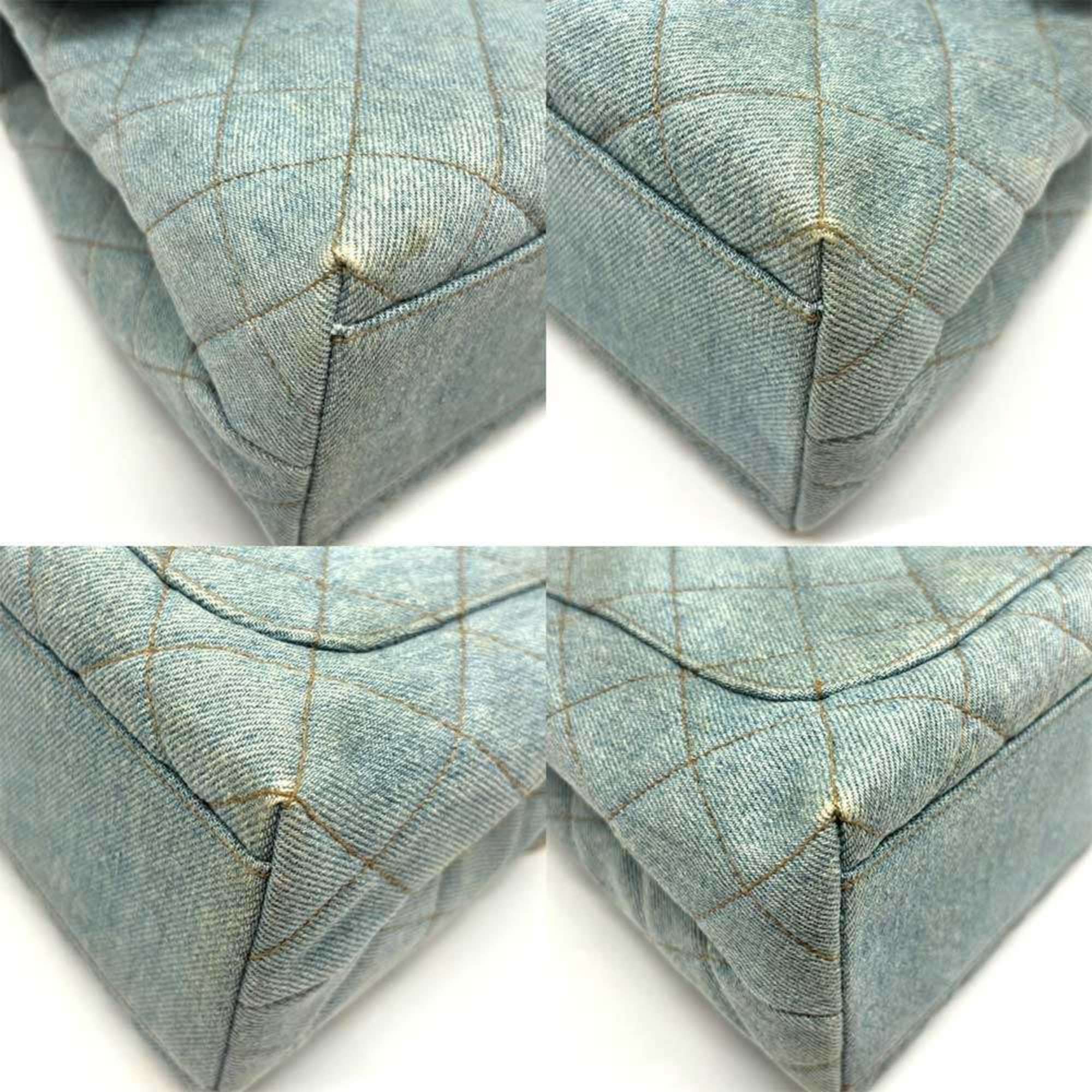 Chanel Chanel handbag denim stitching coco mark indigo blue CHANEL Size ONE SIZE - 3 Thumbnail