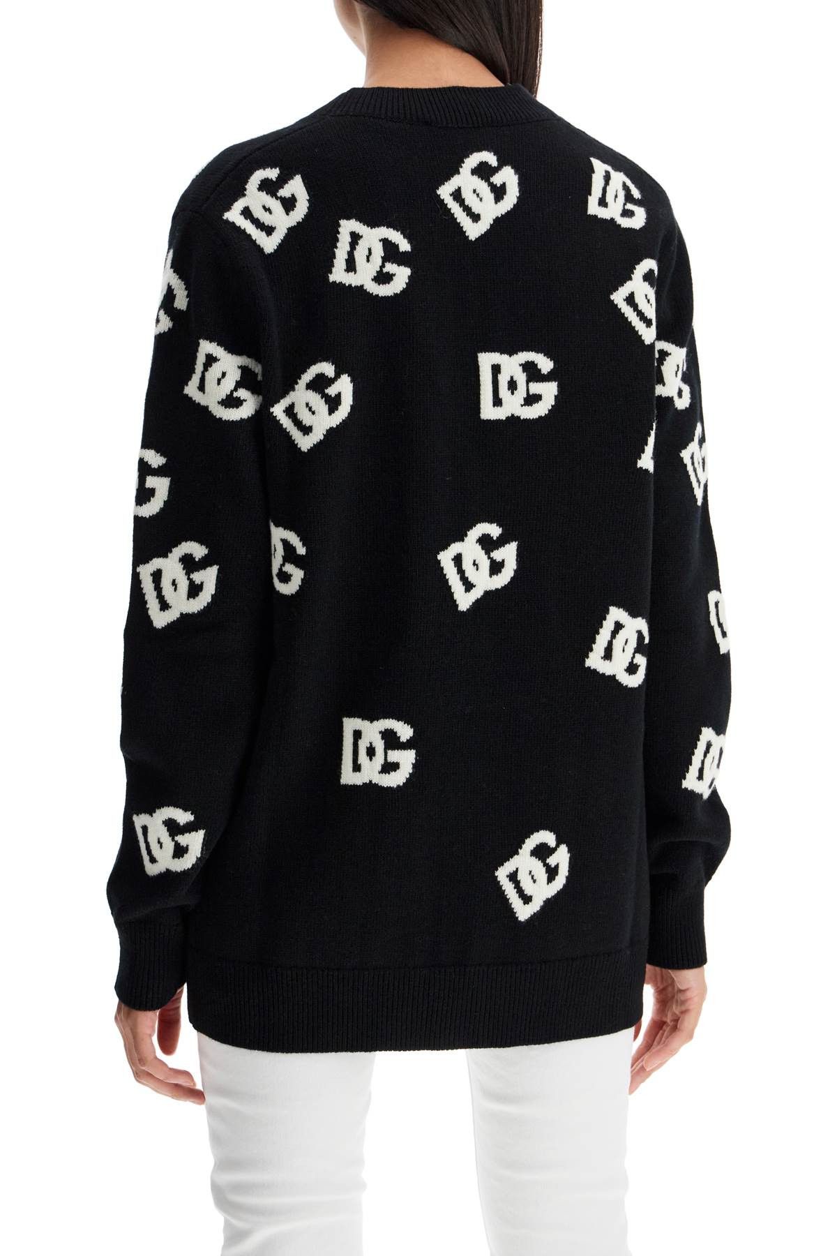 Dolce & Gabbana DOLCE & GABBANA Woolen Dg Cardigan Size S / US 4 / IT 40 - 3 Thumbnail