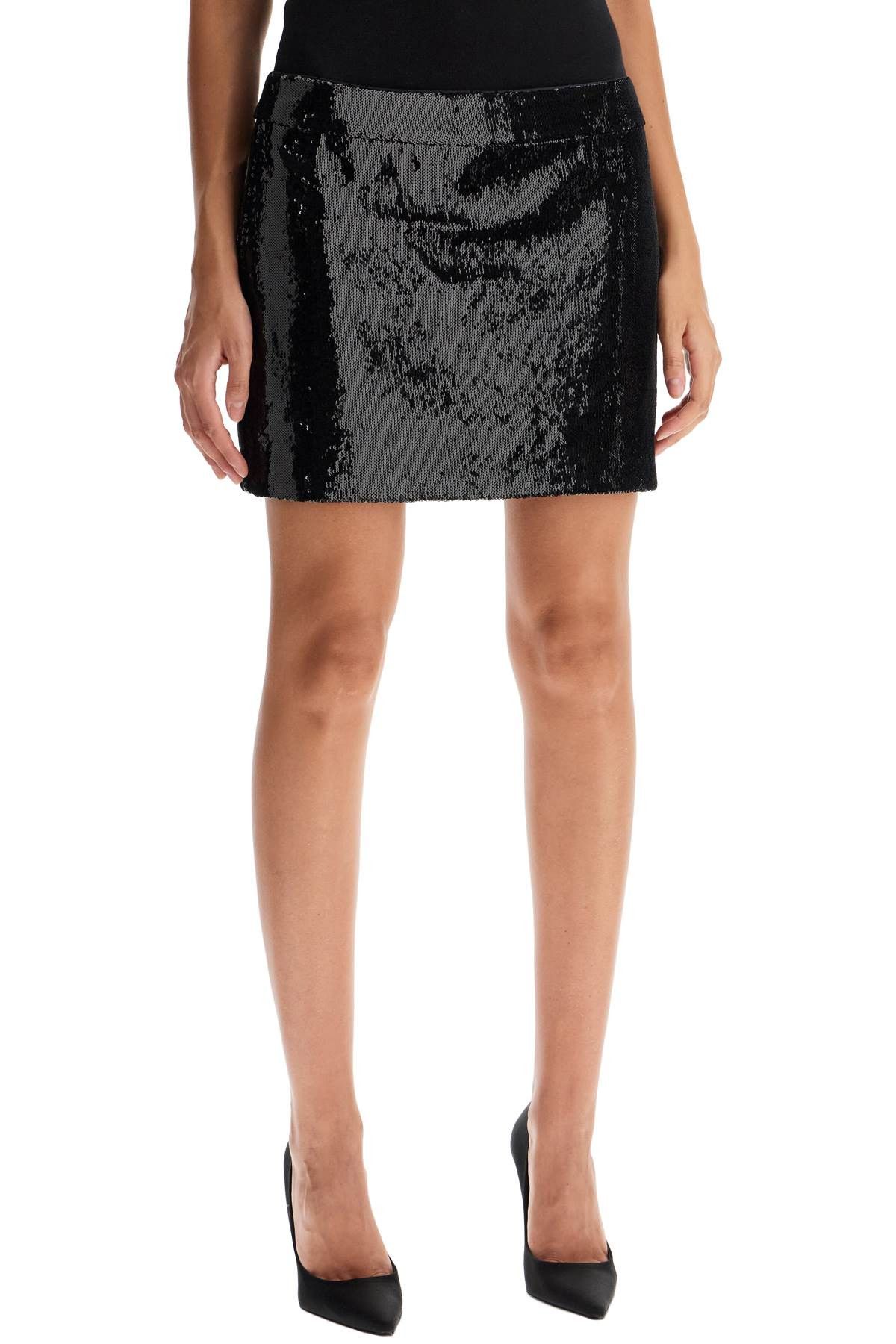 Dolce & Gabbana DOLCE & GABBANA Sequin Mini Skirt Size 27" / US 4 / IT 40 - 2 Thumbnail