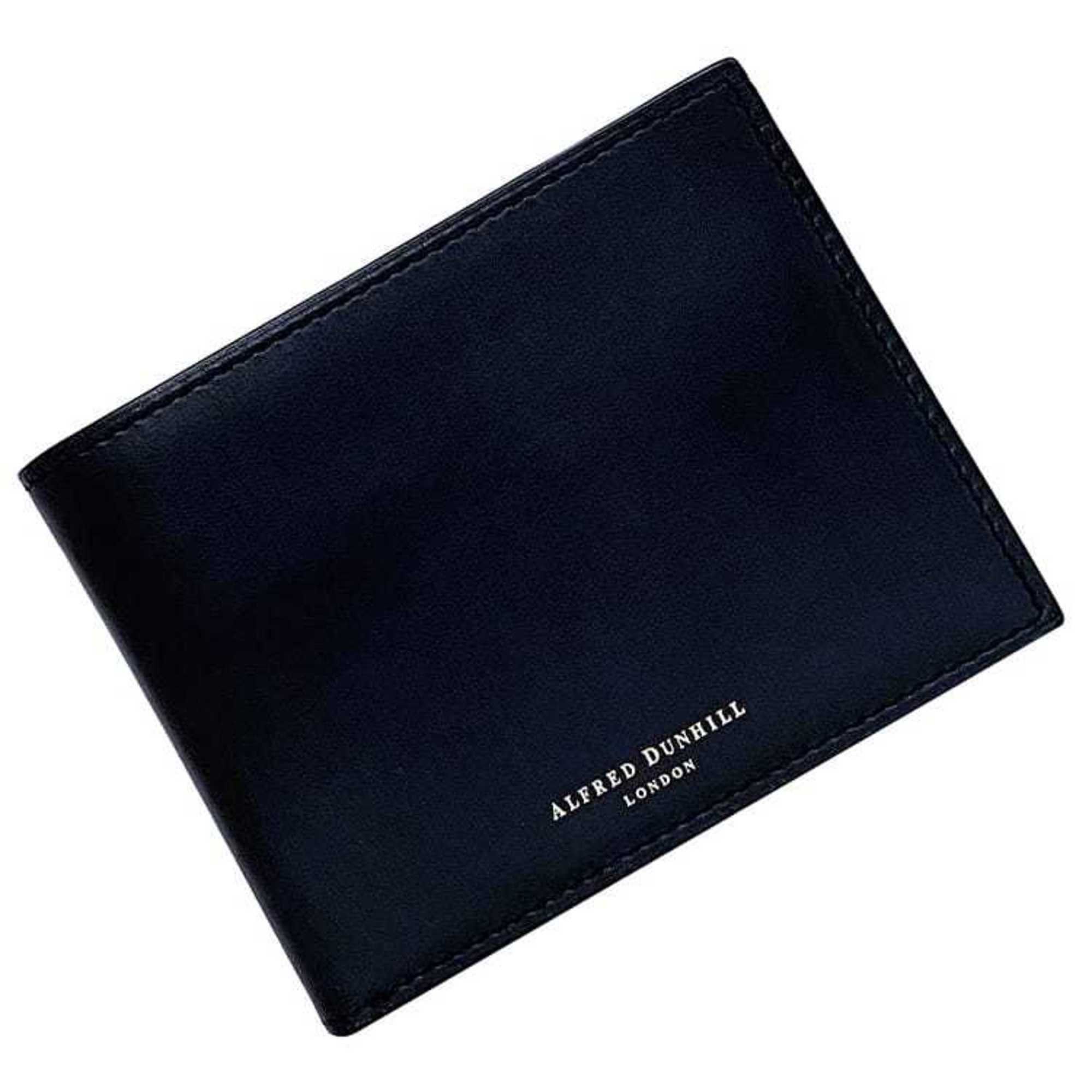 Alfred Dunhill Dunhill Bi-fold Wallet Navy 18F2320DK059R Leather ALFRED DUNHILL Folding Compact Men's Blue Size ONE SIZE - 2 Thumbnail