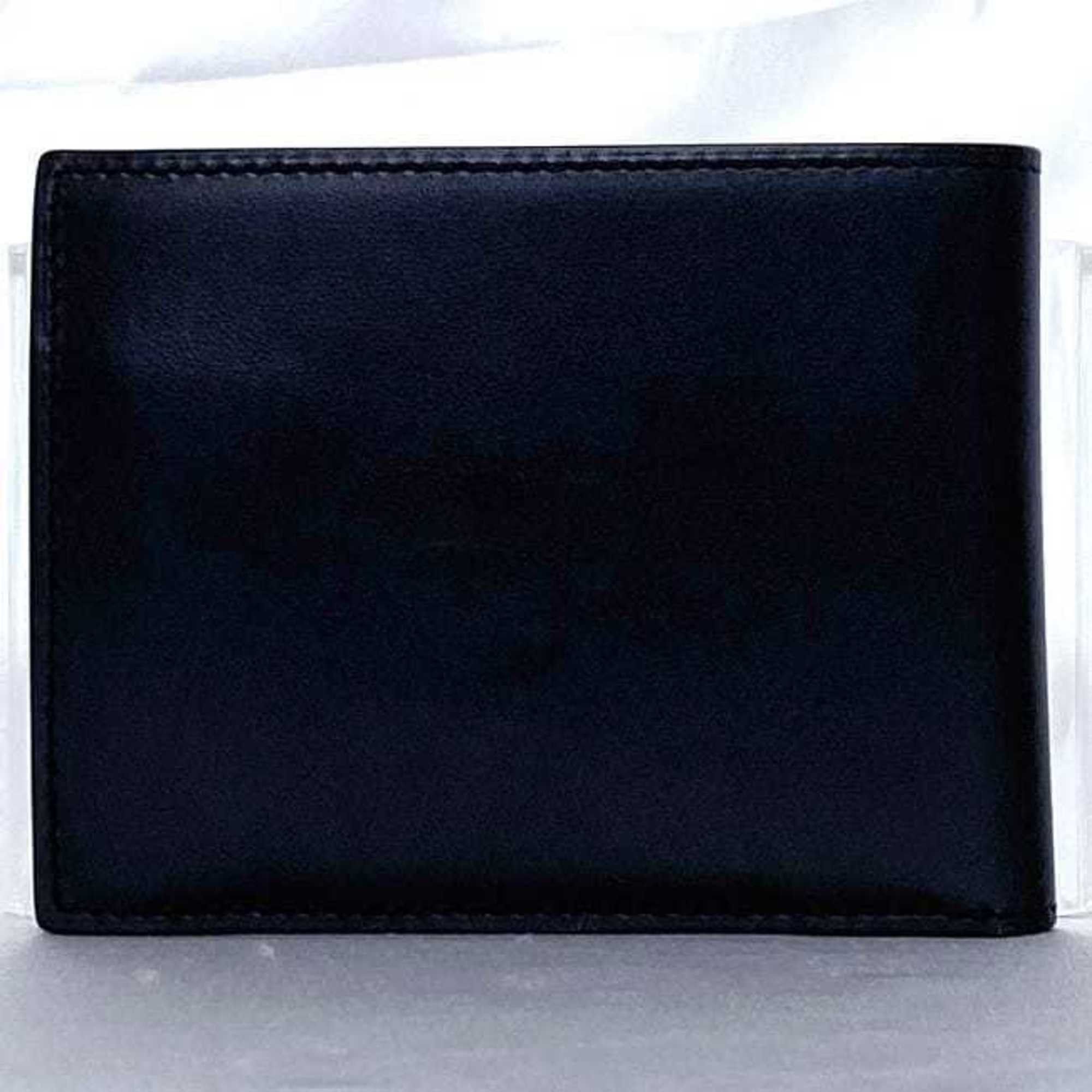 Alfred Dunhill Dunhill Bi-fold Wallet Navy 18F2320DK059R Leather ALFRED DUNHILL Folding Compact Men's Blue Size ONE SIZE - 3 Thumbnail