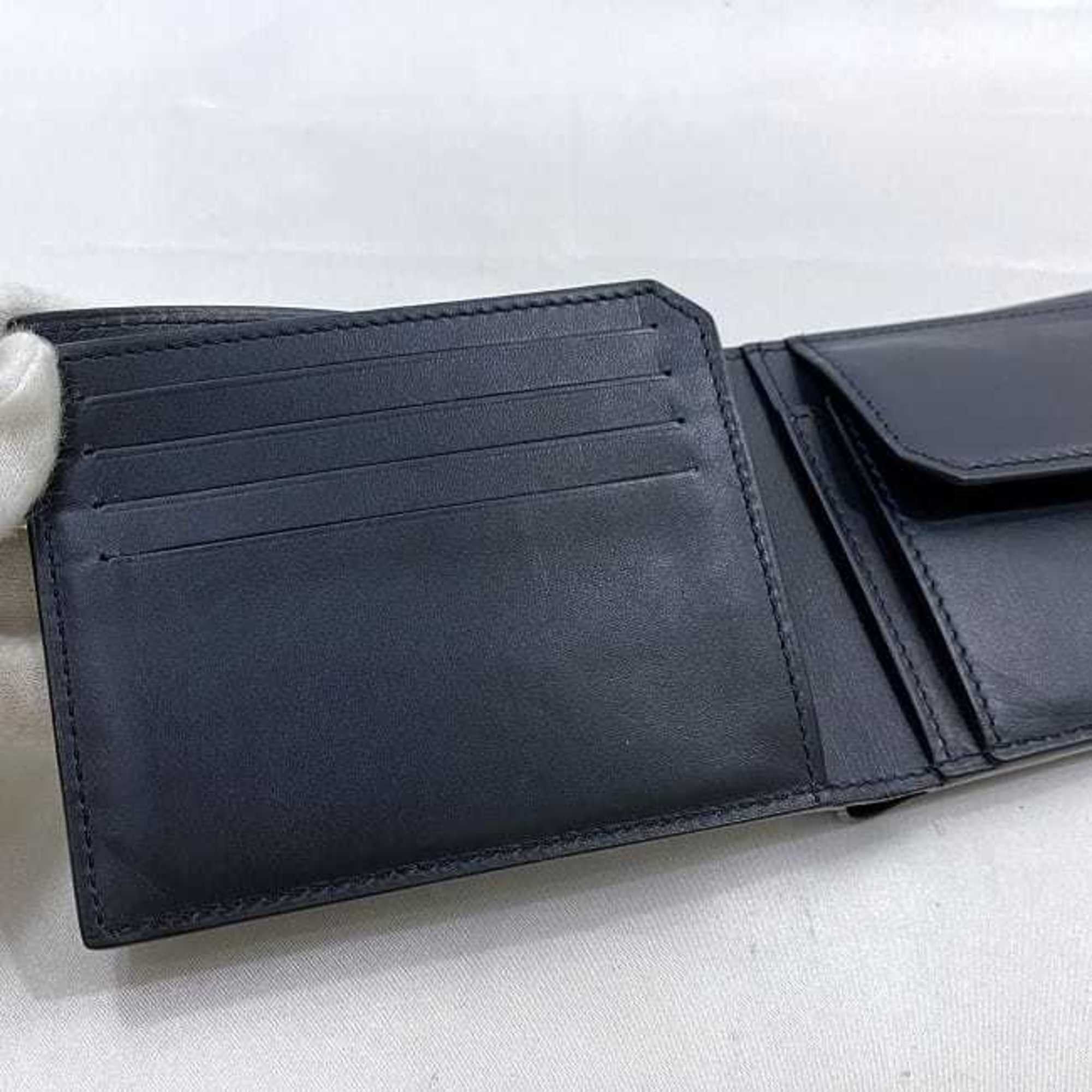 Alfred Dunhill Dunhill Bi-fold Wallet Navy 18F2320DK059R Leather ALFRED DUNHILL Folding Compact Men's Blue Size ONE SIZE - 9 Thumbnail
