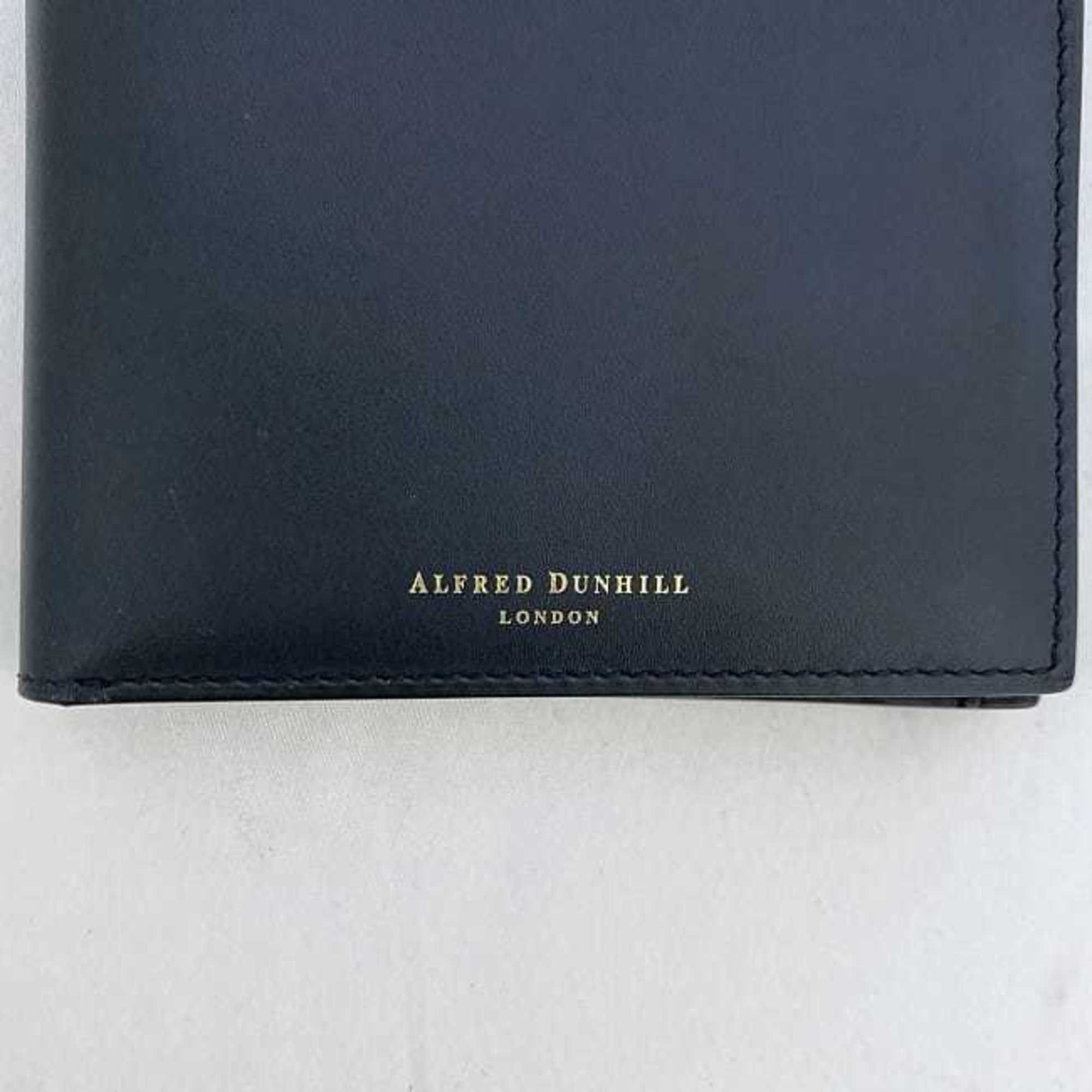 Alfred Dunhill Dunhill Bi-fold Wallet Navy 18F2320DK059R Leather ALFRED DUNHILL Folding Compact Men's Blue Size ONE SIZE - 10 Thumbnail