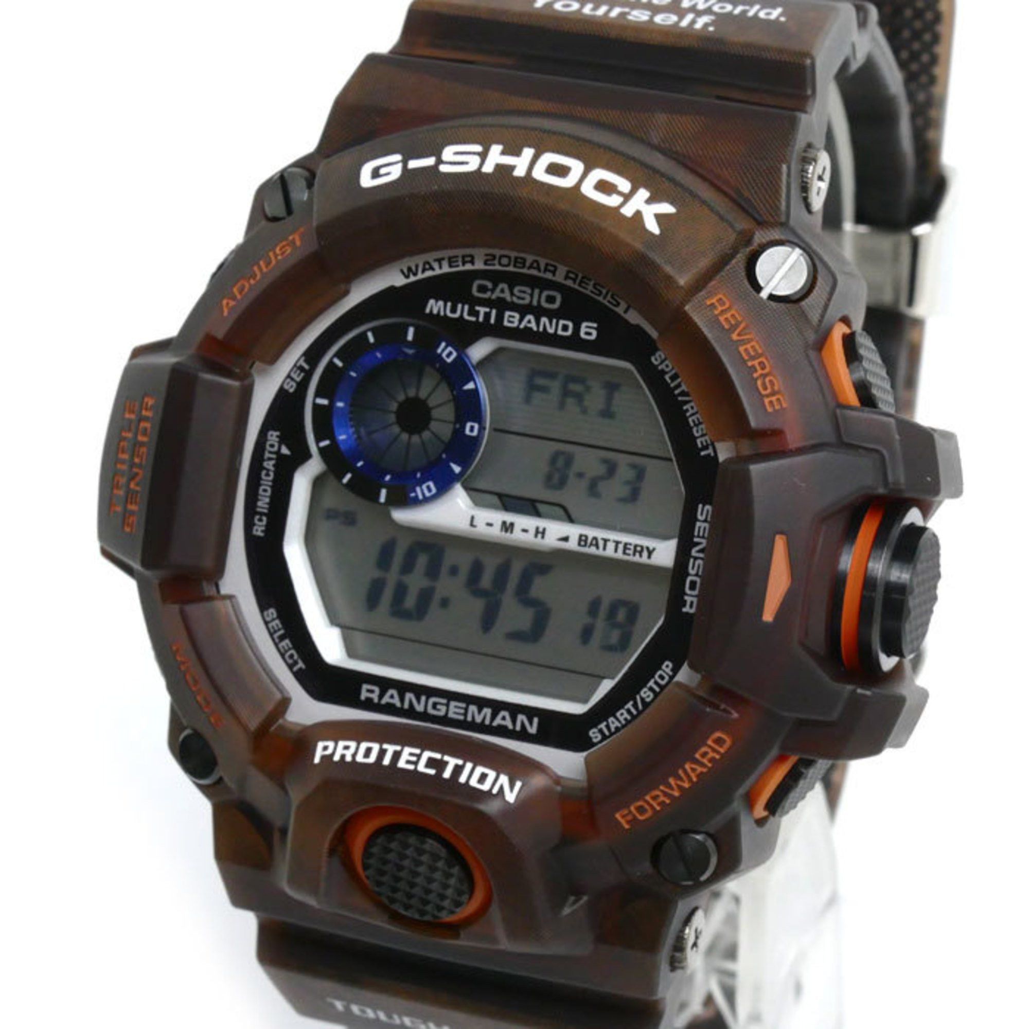 Casio CASIO G-SHOCK MASTER OF G RANGEMAN Wristwatch Solar Brown GW-9405KJ-5JR Radio Men's Size ONE SIZE - 2 Thumbnail
