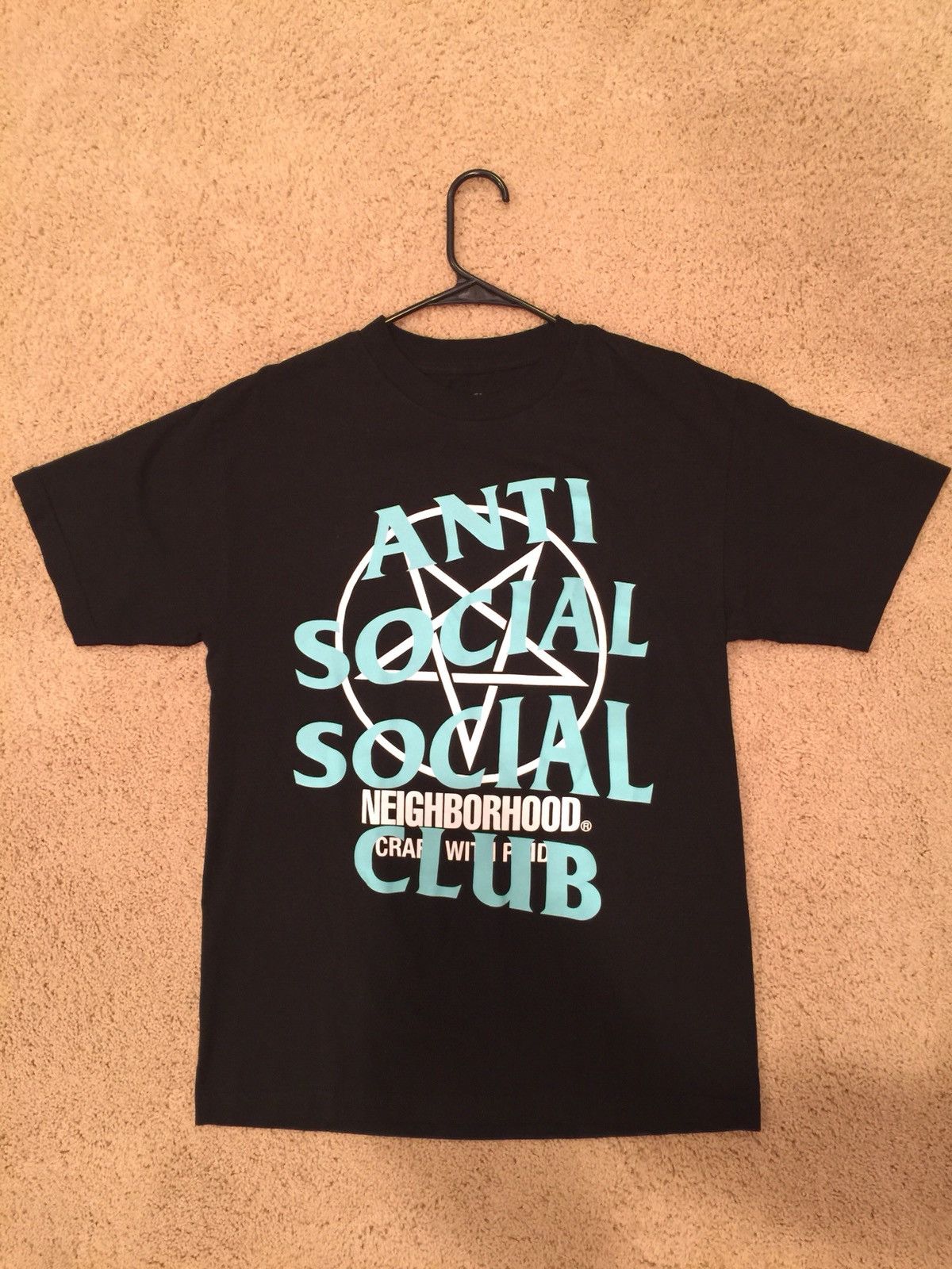 Tシャツ・カットソー Neighborhood x Anti Social Social Club Filth Fury Tee ASSC Anti Social Social Club x Neighborhood Filth Fury Tee in