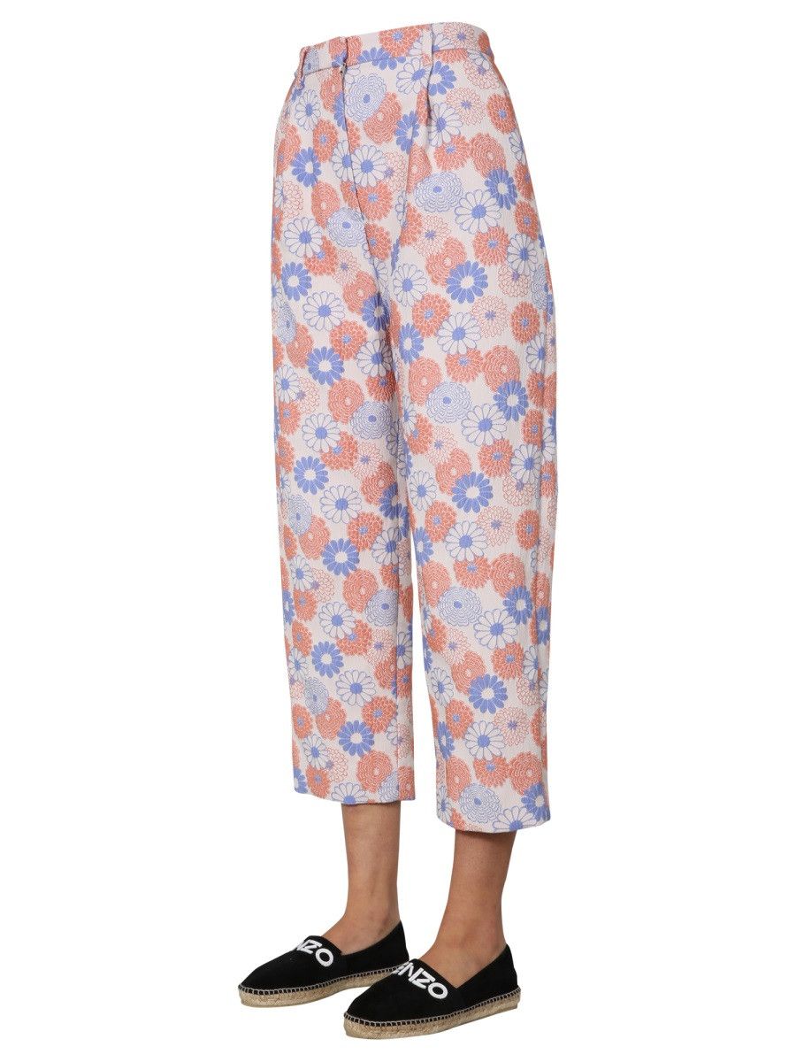 Kenzo CROPPED TROUSERS Size 28" / US 6 / IT 42 - 3 Thumbnail