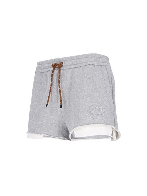 Miu Miu LOGO JOGGER SHORTS Size 26" / US 2 / IT 38 - 3 Thumbnail