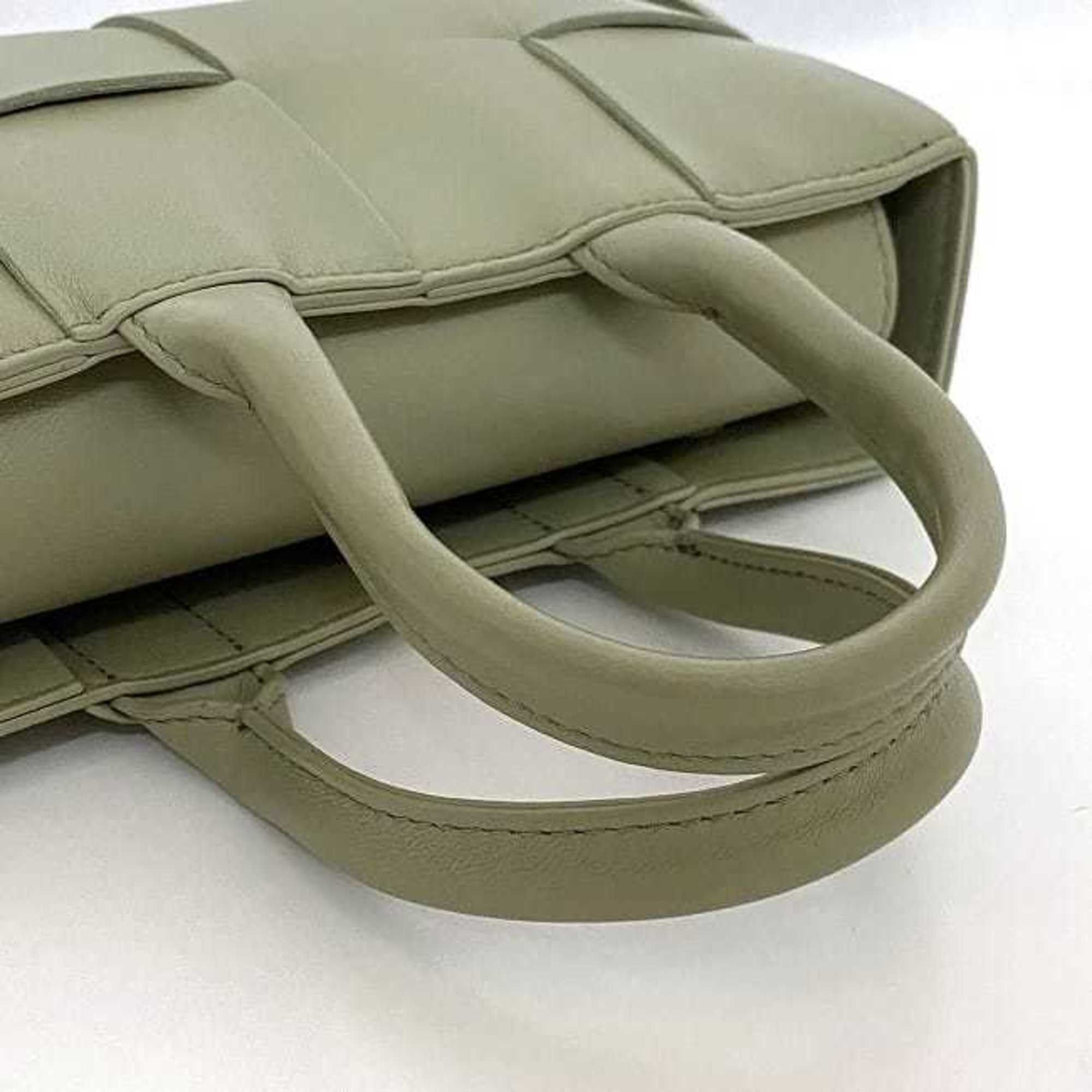 Bottega Veneta Bottega Veneta 2-way bag East West Light Green Arco f-20865 Bag Leather BOTTEGA VENETA Shoulder Handbag Smoky color Hand Size ONE SIZE - 9 Thumbnail