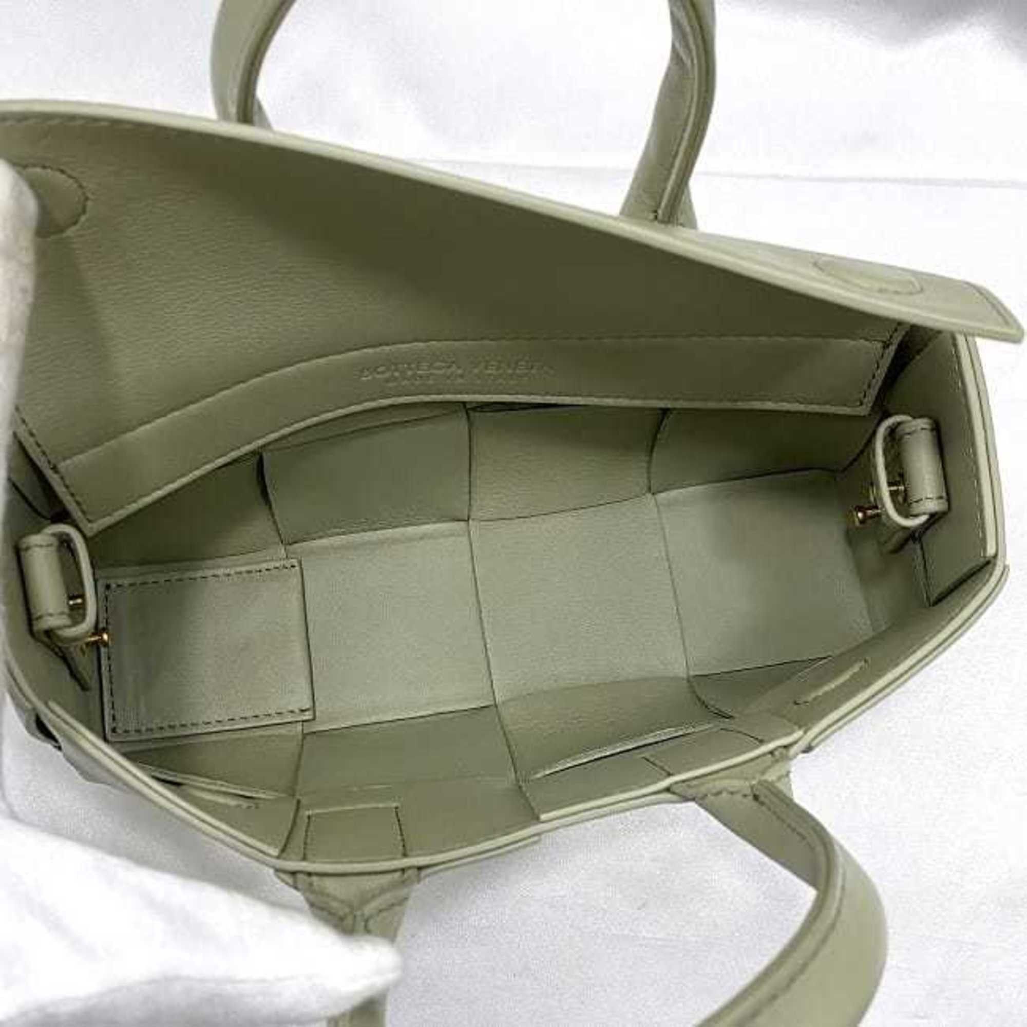 Bottega Veneta Bottega Veneta 2-way bag East West Light Green Arco f-20865 Bag Leather BOTTEGA VENETA Shoulder Handbag Smoky color Hand Size ONE SIZE - 8 Thumbnail