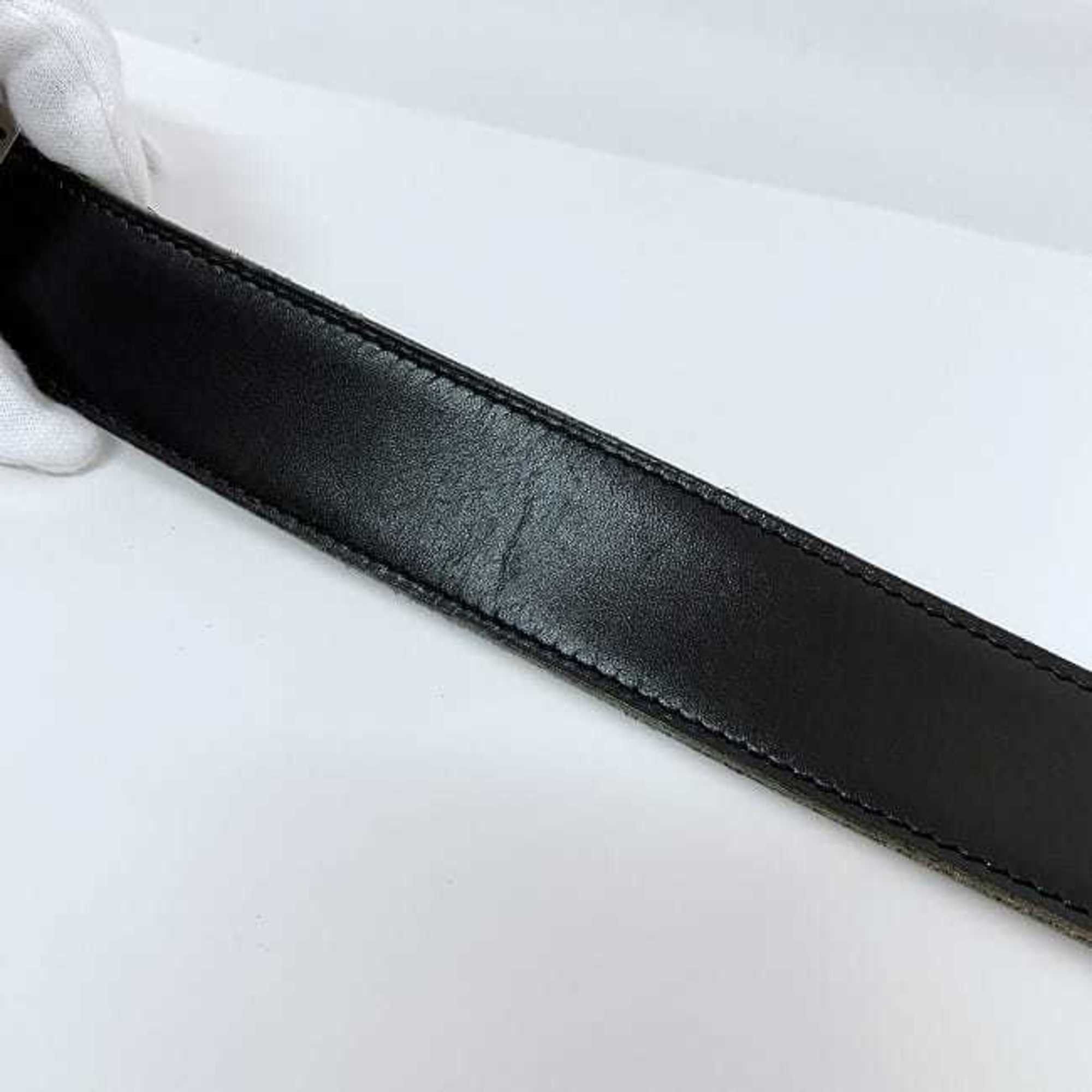 Hermes Hermes Square Buckle Belt Black Camel Brown Waist 83cm Leather Box Calf Taurillon Clemence Metal □K Engraved HERMES 30mm Men's Size ONE SIZE - 6 Thumbnail