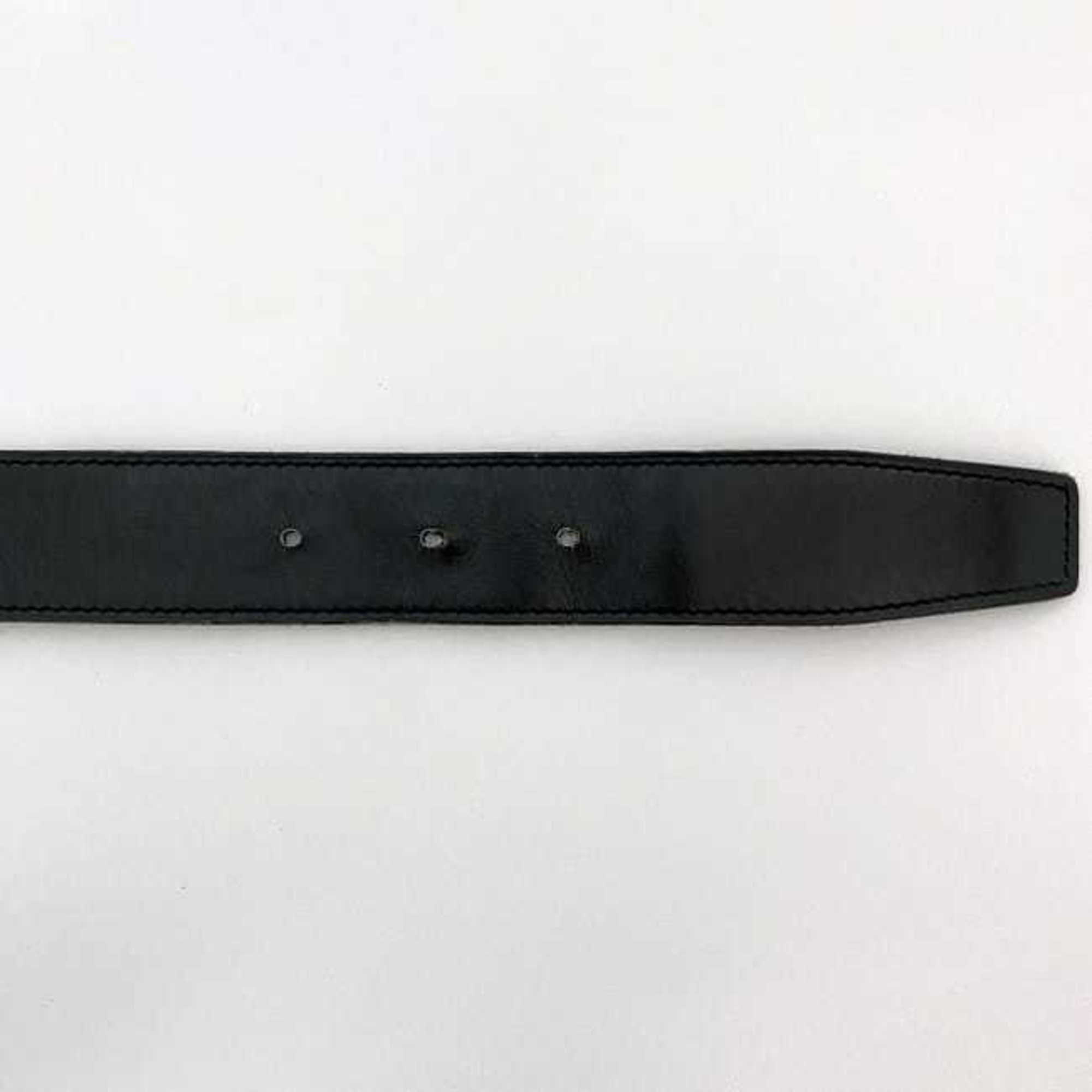 Hermes Hermes Square Buckle Belt Black Camel Brown Waist 83cm Leather Box Calf Taurillon Clemence Metal □K Engraved HERMES 30mm Men's Size ONE SIZE - 8 Thumbnail