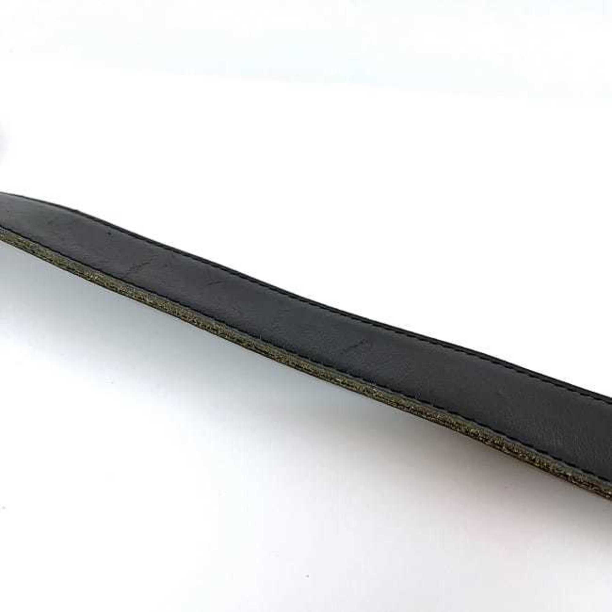 Hermes Hermes Square Buckle Belt Black Camel Brown Waist 83cm Leather Box Calf Taurillon Clemence Metal □K Engraved HERMES 30mm Men's Size ONE SIZE - 7 Thumbnail