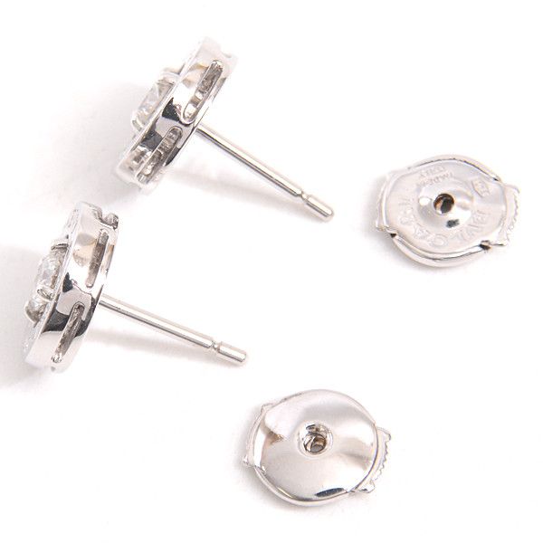 Bvlgari Bvlgari Bvlgari Diamond Earrings White Gold Metal Earrings Size ONE SIZE - 2 Thumbnail