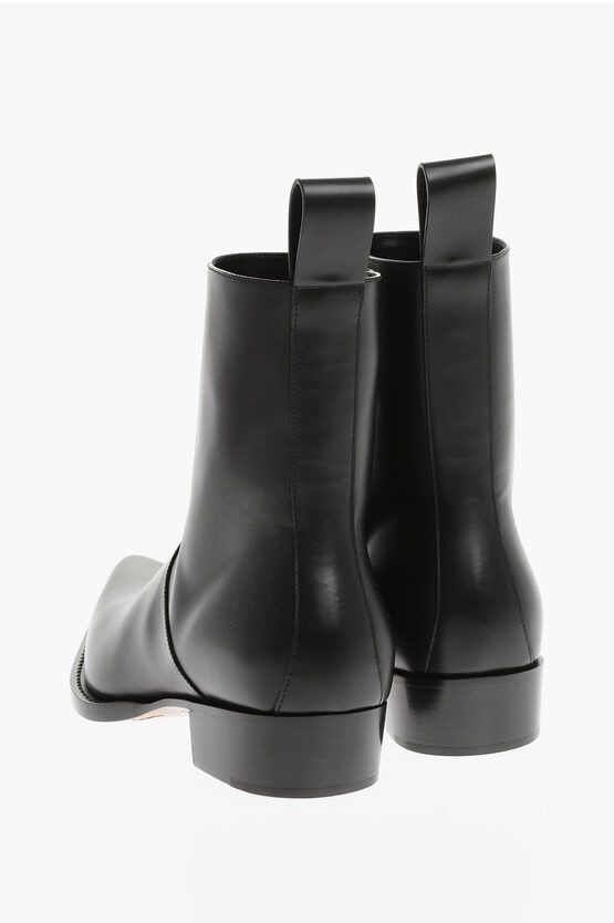 Bottega Veneta Pointed Leather Boots Size US 11 / EU 44 - 2 Thumbnail