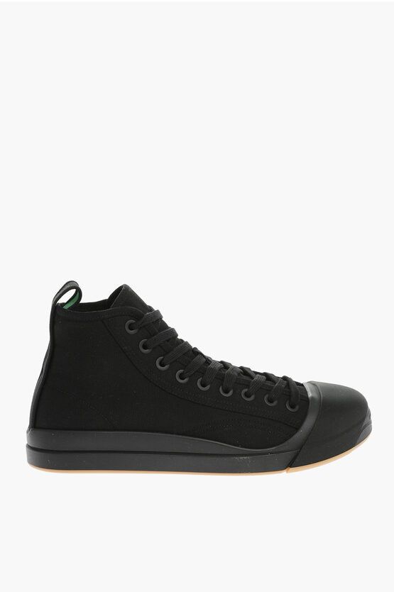 Bottega Veneta Canvas High-Top Sneakers Size US 8 / EU 41 - 3 Thumbnail