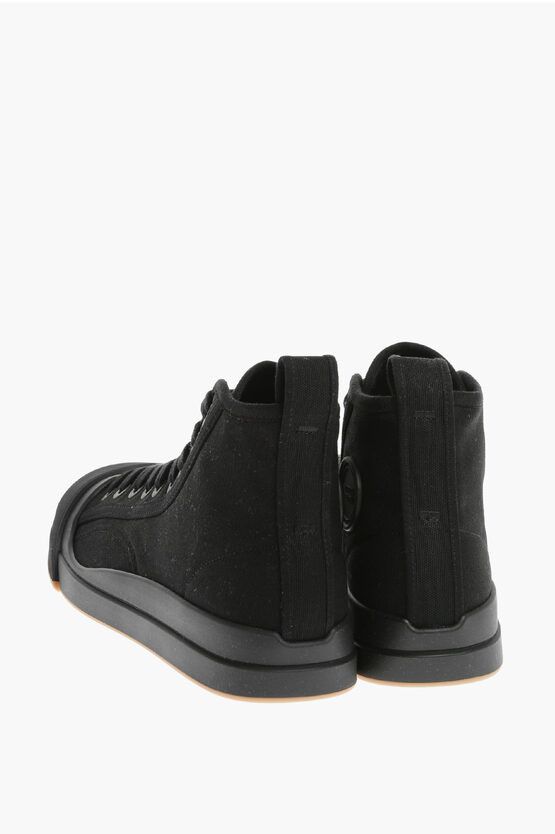 Bottega Veneta Canvas High-Top Sneakers Size US 8.5 / EU 41-42 - 2 Thumbnail