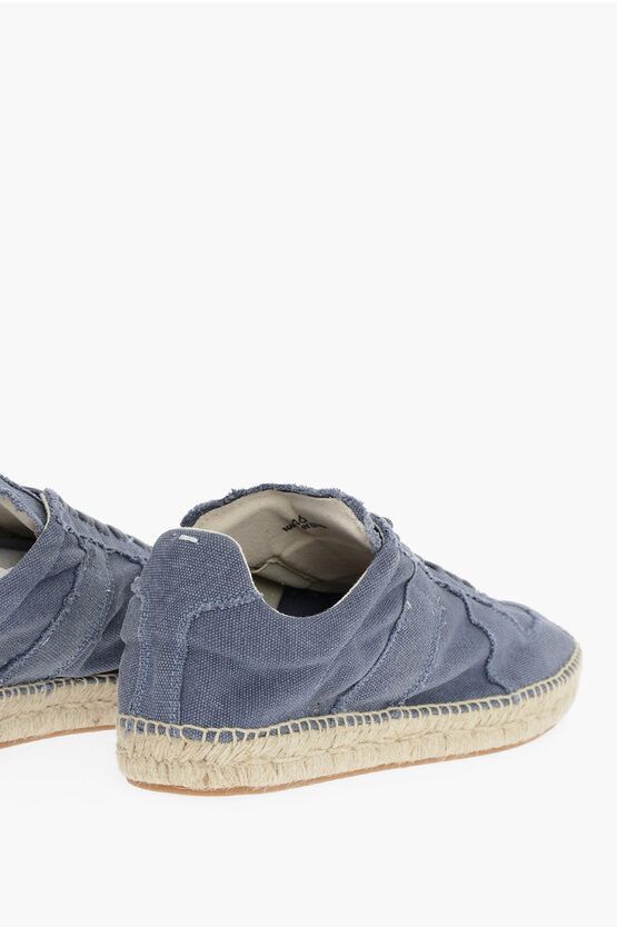 Maison Margiela MM22 Canvas Low Top Sneakers with Juta Detail Size US 6 / EU 39 - 2 Thumbnail