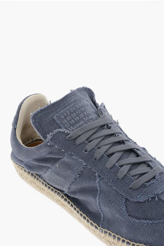 Maison Margiela MM22 Canvas Low Top Sneakers with Juta Detail Size US 8 / EU 41 - 4 Thumbnail