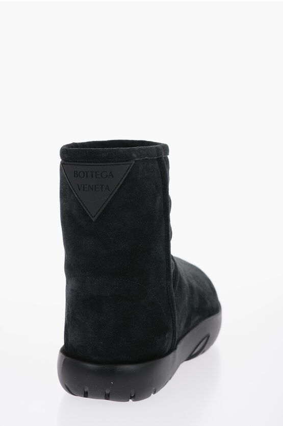 Bottega Veneta Shearling Snap Ankle Boots with Logo Application Size US 10 / EU 43 - 2 Thumbnail