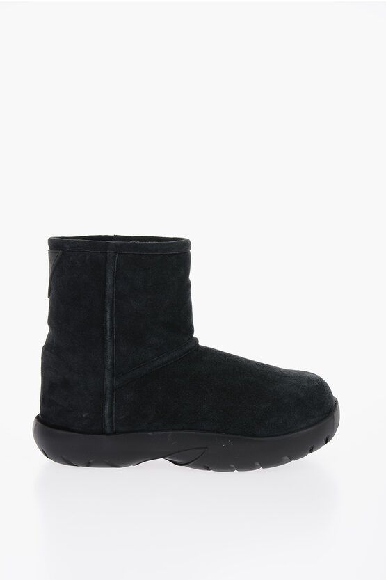 Bottega Veneta Shearling Snap Ankle Boots with Logo Application Size US 10 / EU 43 - 3 Thumbnail