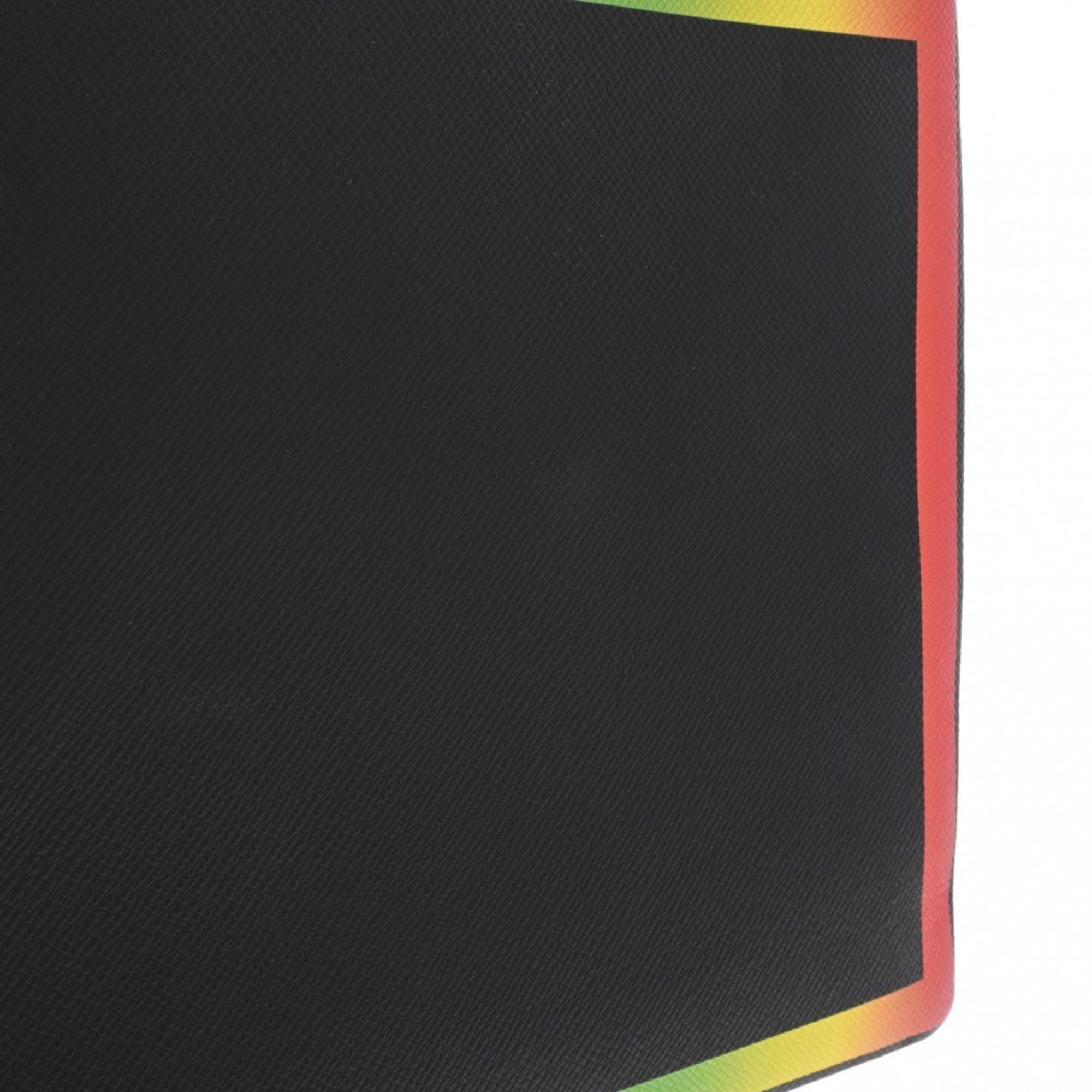 Louis Vuitton LOUIS VUITTON Taiga Pochette Black/Rainbow M30347 Men's Clutch Bag Size ONE SIZE - 9 Thumbnail