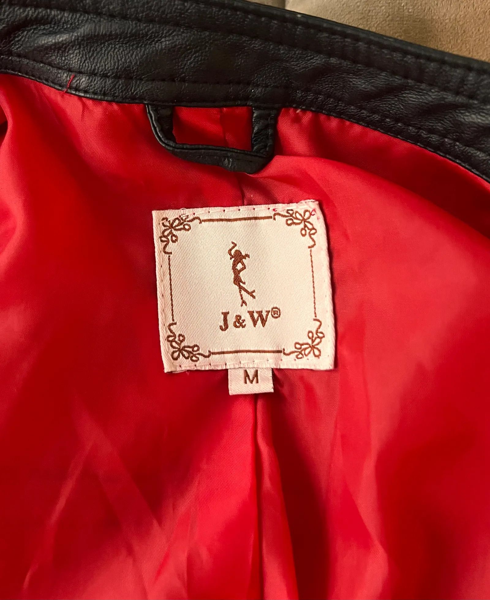 Other J&W Leather Jacket Size M / US 6-8 / IT 42-44 - 3 Thumbnail