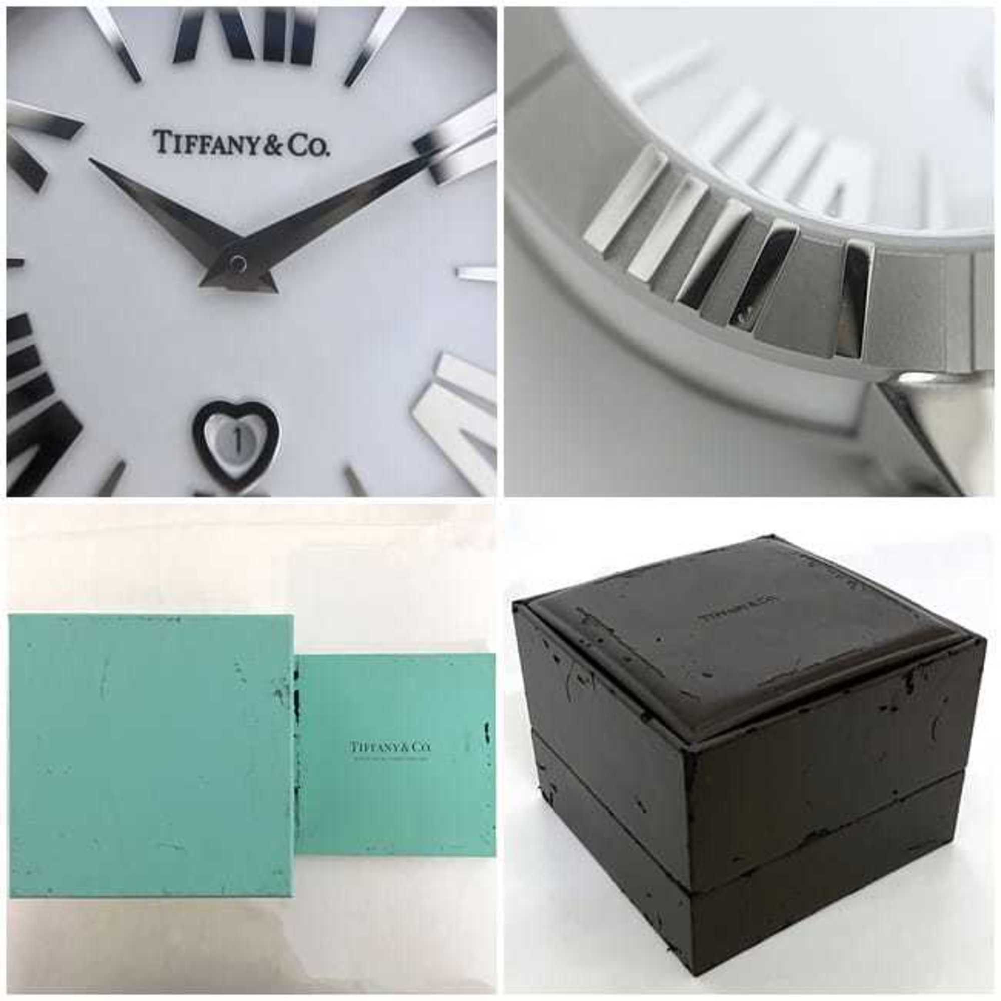 Tiffany & Co. Tiffany Watch Atlas f-21081 White Silver T10019477 36mm Men's SS Ceramic Quartz TIFFANY&Co. Round Heart Dial Battery Operated Operation Confirmed Replaced Roman Numerals Size ONE SIZE - 11 Thumbnail