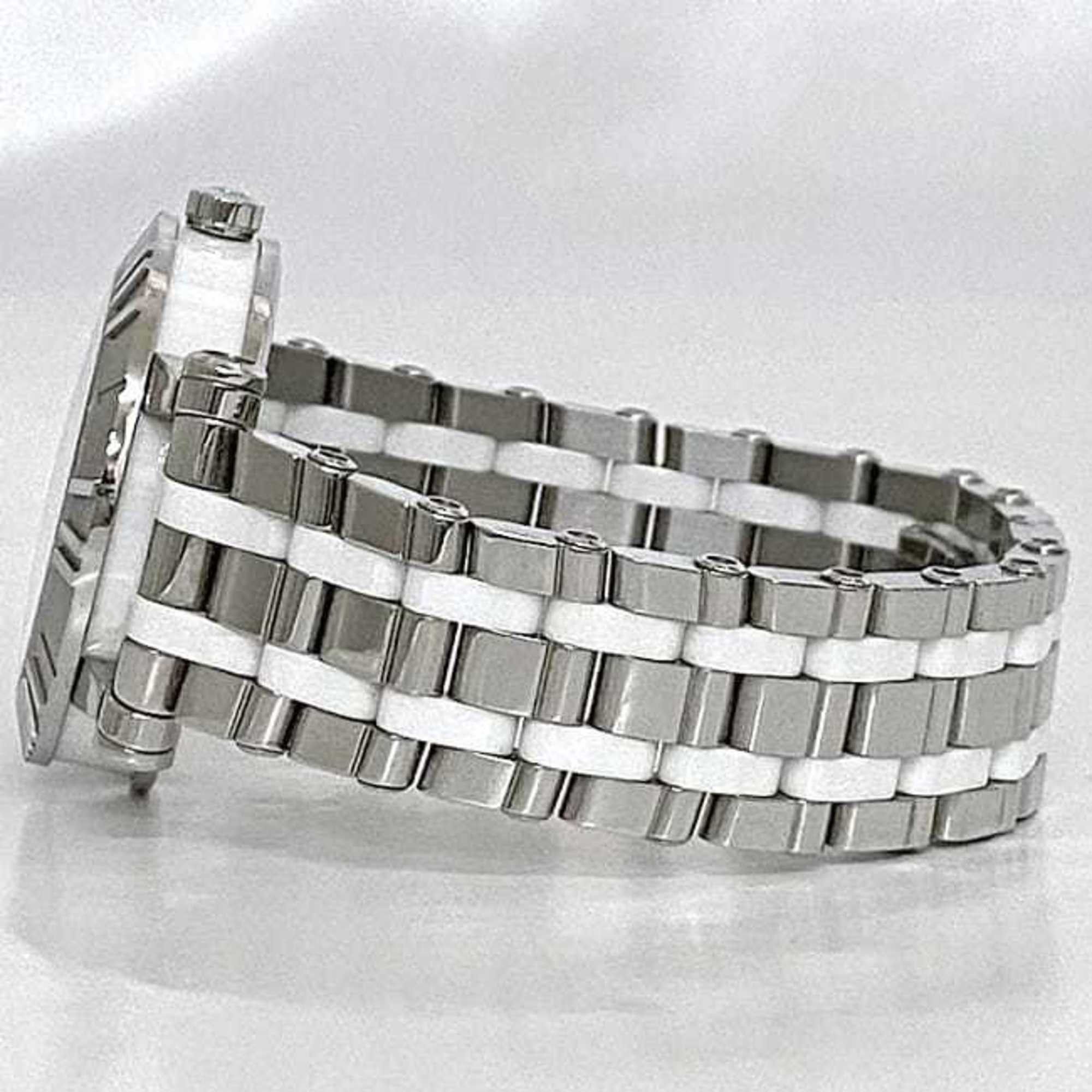 Tiffany & Co. Tiffany Watch Atlas f-21081 White Silver T10019477 36mm Men's SS Ceramic Quartz TIFFANY&Co. Round Heart Dial Battery Operated Operation Confirmed Replaced Roman Numerals Size ONE SIZE - 3 Thumbnail