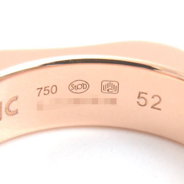 Montblanc Montblanc Montblanc 750PG Diamond Ring 4810 Collection White Star Motif Metal Ring 71860 in Great Condition Size ONE SIZE - 5 Thumbnail