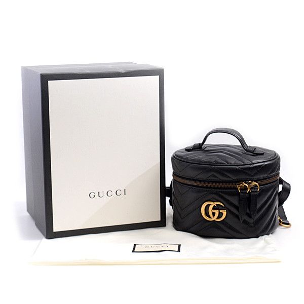 Gucci Gucci Gucci Leather Quilted Mini Backpack GG Marmont 598594 Leather Backpack 598594 in Great Condition Size ONE SIZE - 10 Thumbnail