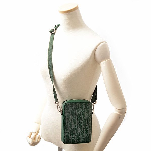 Dior Dior Christian Dior Leather Oblique Shoulder Bag 2ESBC265CLP Leather Crossbody Bag 2ESBC265CLP in Great Condition Size ONE SIZE - 3 Thumbnail