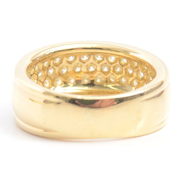 Other Other MONNICKENDAM K18 Yellow Gold Diamond Pave Ring 11.5 Metal Ring 63110 in Great Condition Size ONE SIZE - 3 Thumbnail