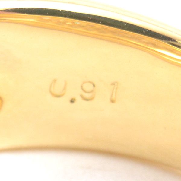 Other Other MONNICKENDAM K18 Yellow Gold Diamond Pave Ring 11.5 Metal Ring 63110 in Great Condition Size ONE SIZE - 6 Thumbnail