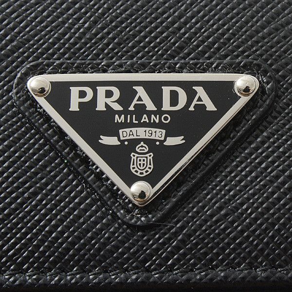 Prada Prada Prada Saffiano 4-Key Case Black Leather Key Holder 74401 in Great Condition Size ONE SIZE - 7 Thumbnail
