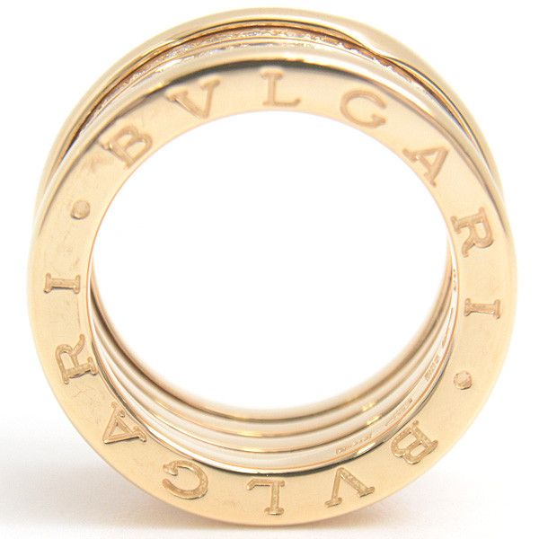 Bvlgari Bvlgari Bvlgari B-ZERO1 Full Diamond Ring 750YG 52 Metal Ring 72138 in Great Condition Size ONE SIZE - 2 Thumbnail