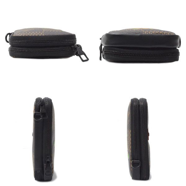 Louis Vuitton Louis Vuitton Louis Vuitton Damier Giant Double Phone Pouch NIGO Collaboration N40377 Canvas Crossbody Bag N40377 in Great Condition Size ONE SIZE - 3 Thumbnail