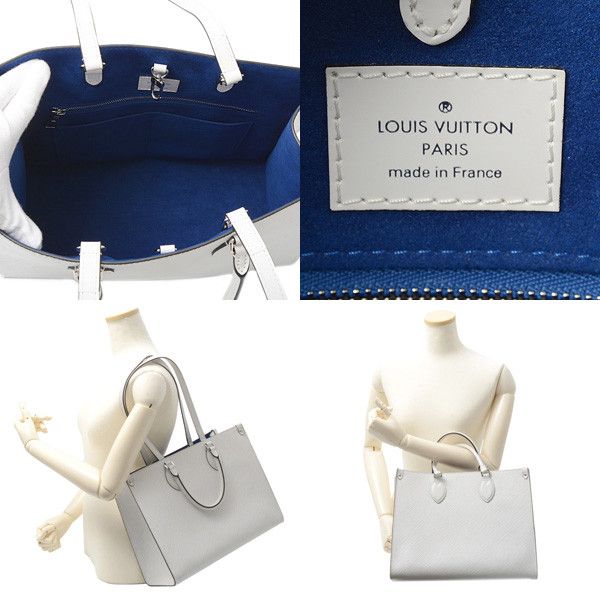 Louis Vuitton Louis Vuitton Louis Vuitton Epi OnTheGo MM Tote Bag M56081 Leather Tote Bag M56081 in Great Condition Size ONE SIZE - 4 Thumbnail