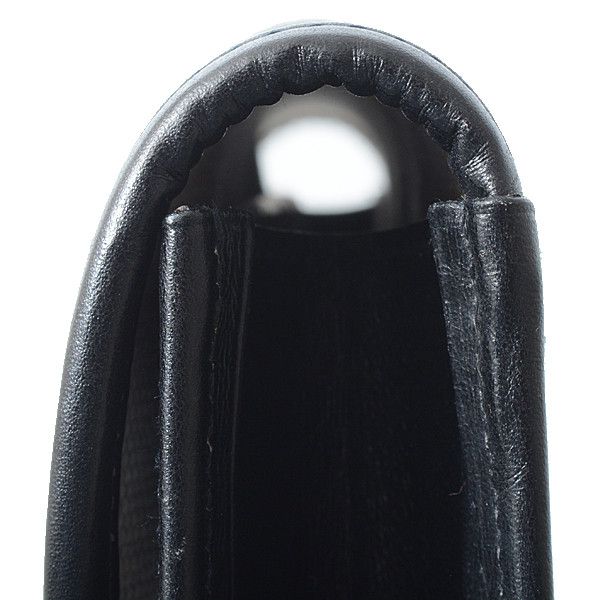 Hermes Hermes Hermes Jige PM Clutch Bag Black Calf Leather Leather Clutch Bag 73006 in Great Condition Size ONE SIZE - 4 Thumbnail