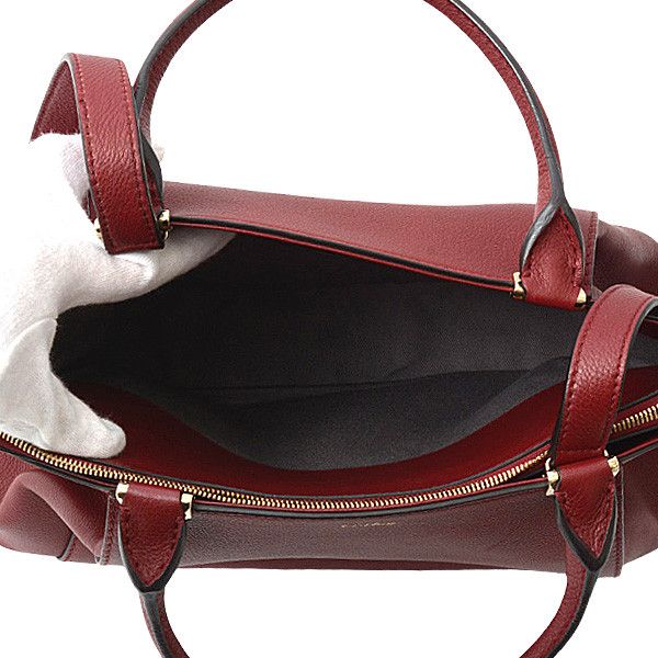 Cartier Cartier Cartier Leather C de SM 2WAY Handbag Bordeaux L1001829 Leather Handbag L1001829 in Great Condition Size ONE SIZE - 4 Thumbnail