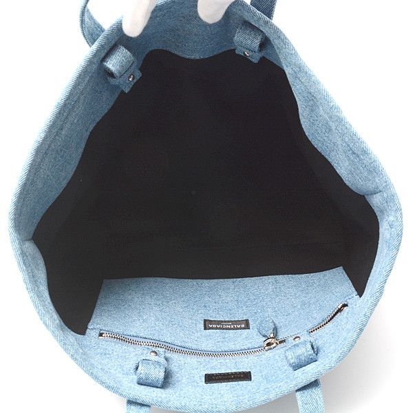 Balenciaga Balenciaga Balenciaga Denim Tote Bag Barbes 671409 Denim Tote Bag 671409 in Great Condition Size ONE SIZE - 5 Thumbnail