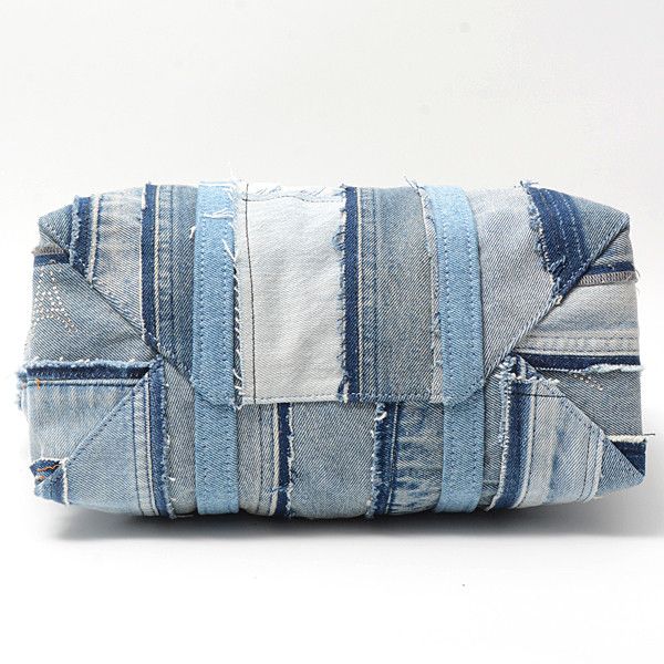 Balenciaga Balenciaga Balenciaga Denim Tote Bag Barbes 671409 Denim Tote Bag 671409 in Great Condition Size ONE SIZE - 4 Thumbnail